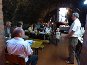 Mittagessen im historischen Felsenkeller