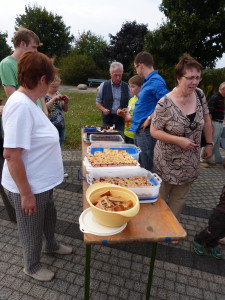 ... mit leckerem Kuchen
